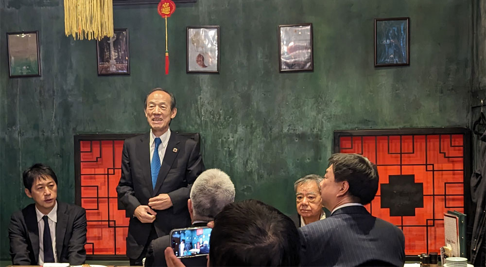 港区長 武井雅昭氏 ご挨拶の画像