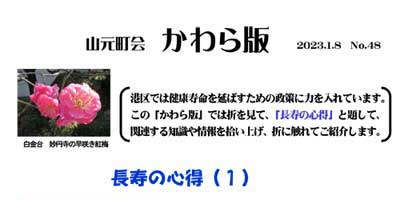 かわら版No.48 長寿の心得 1.耳の聞こえ(感度)の画像