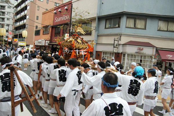 2016年祭礼 御神輿練りの画像