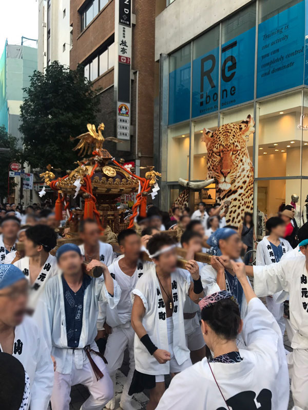 2018年祭礼 御神輿練りの画像