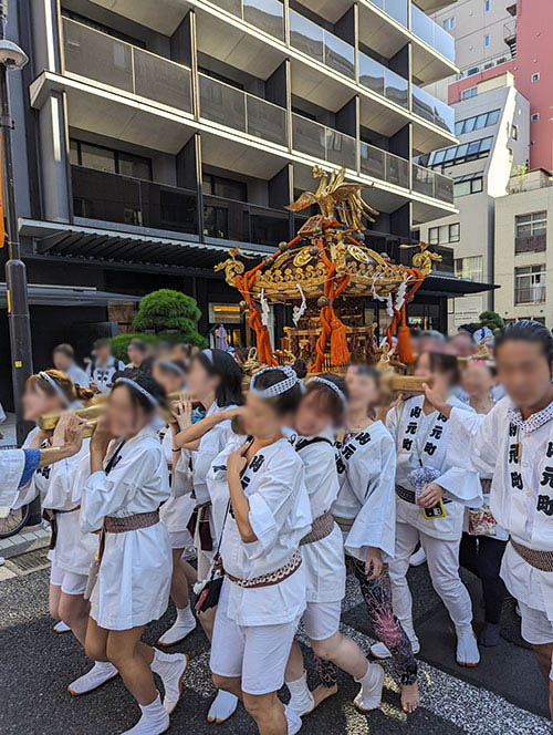 2023年麻布山元町 秋祭り 御神輿 2の画像