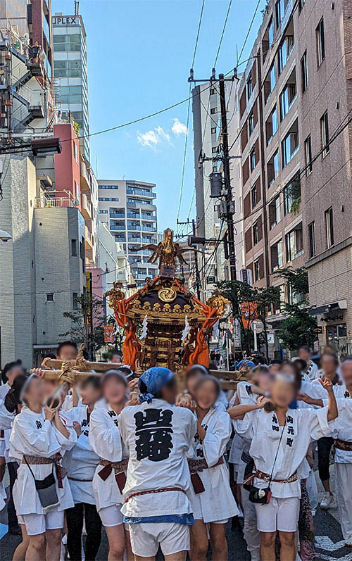 2023年麻布山元町 秋祭り 御神輿 4の画像