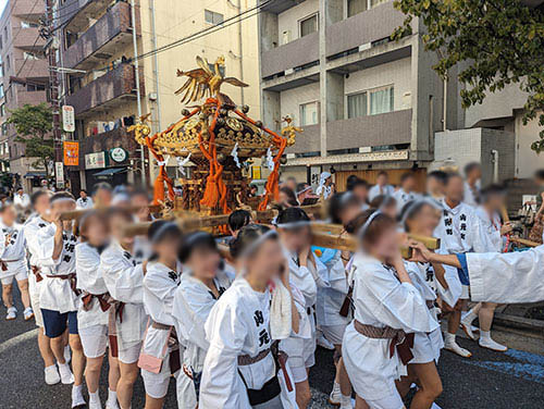 2023年麻布山元町 秋祭り 御神輿 7の画像