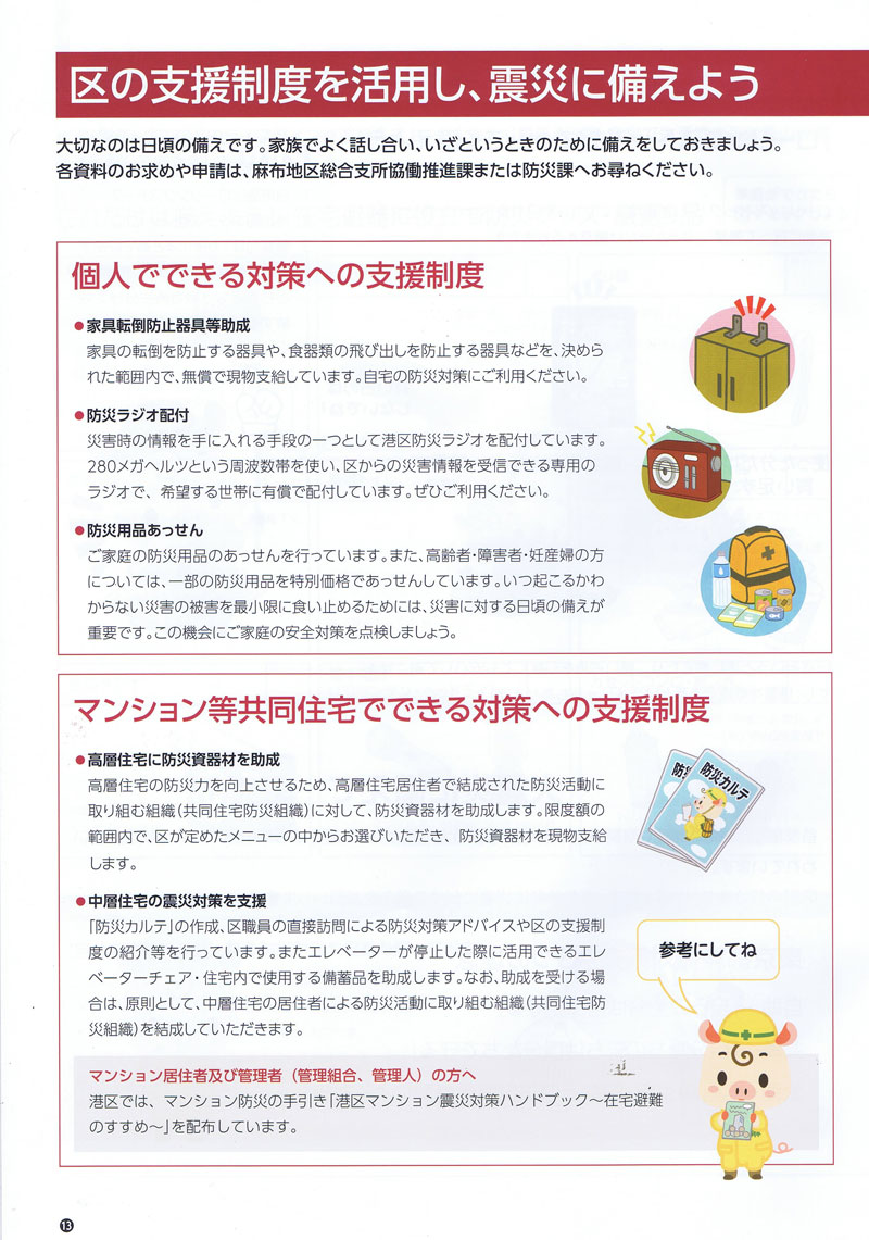 防災いざ！という時の在宅避難ガイドブック Page13